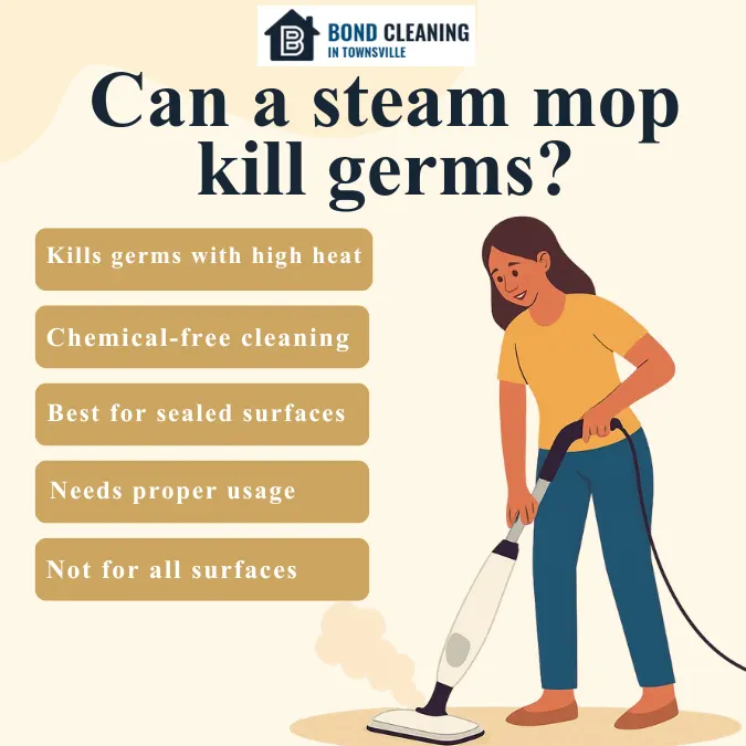 Can a steam mop kill germs